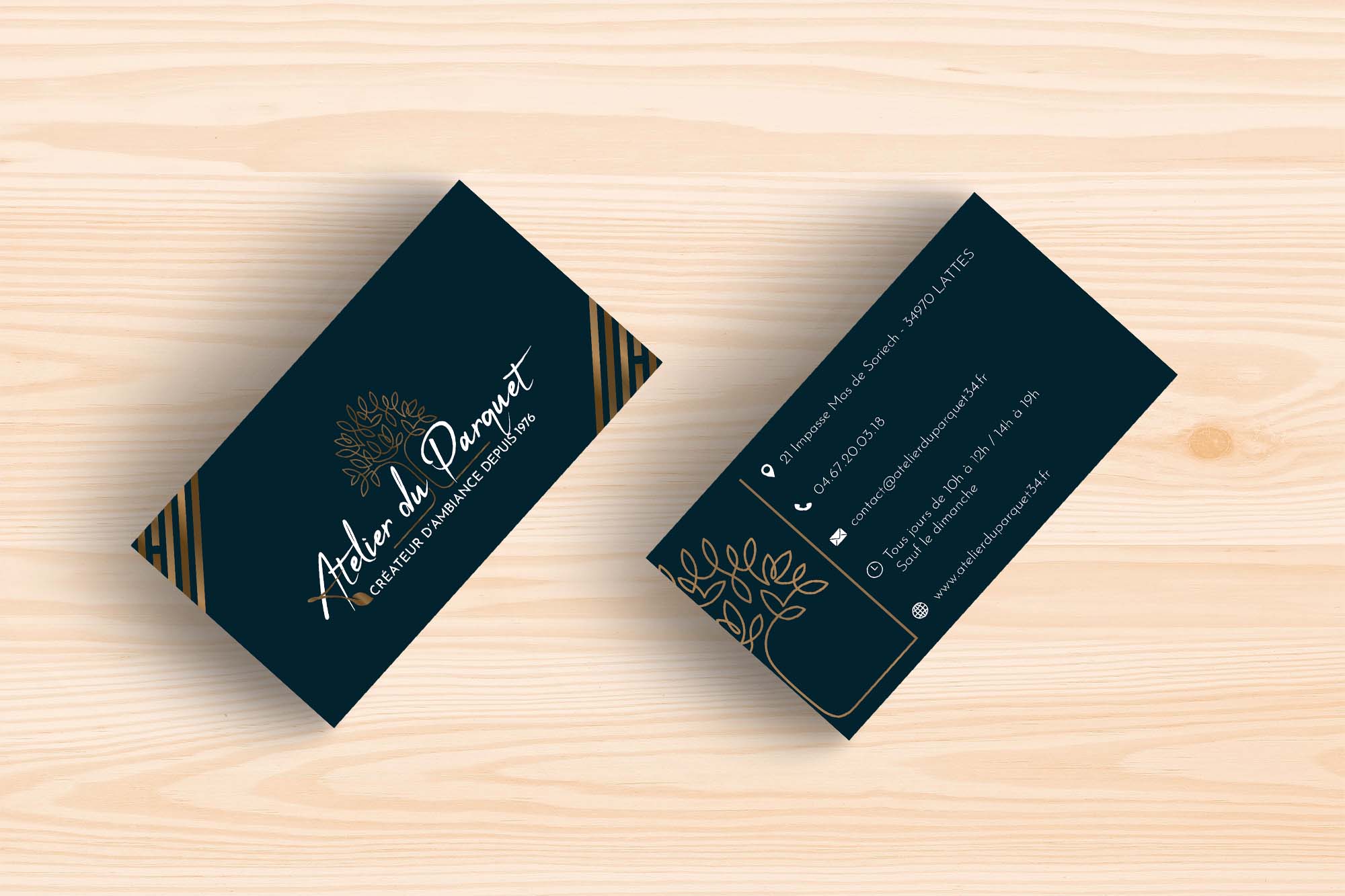 Business Card Mockup 15 (Free Version)